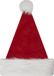 Seasonal Essentials Red Santa Hat 17 in Plush