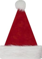 Seasonal Essentials Red Santa Hat 17 in Plush