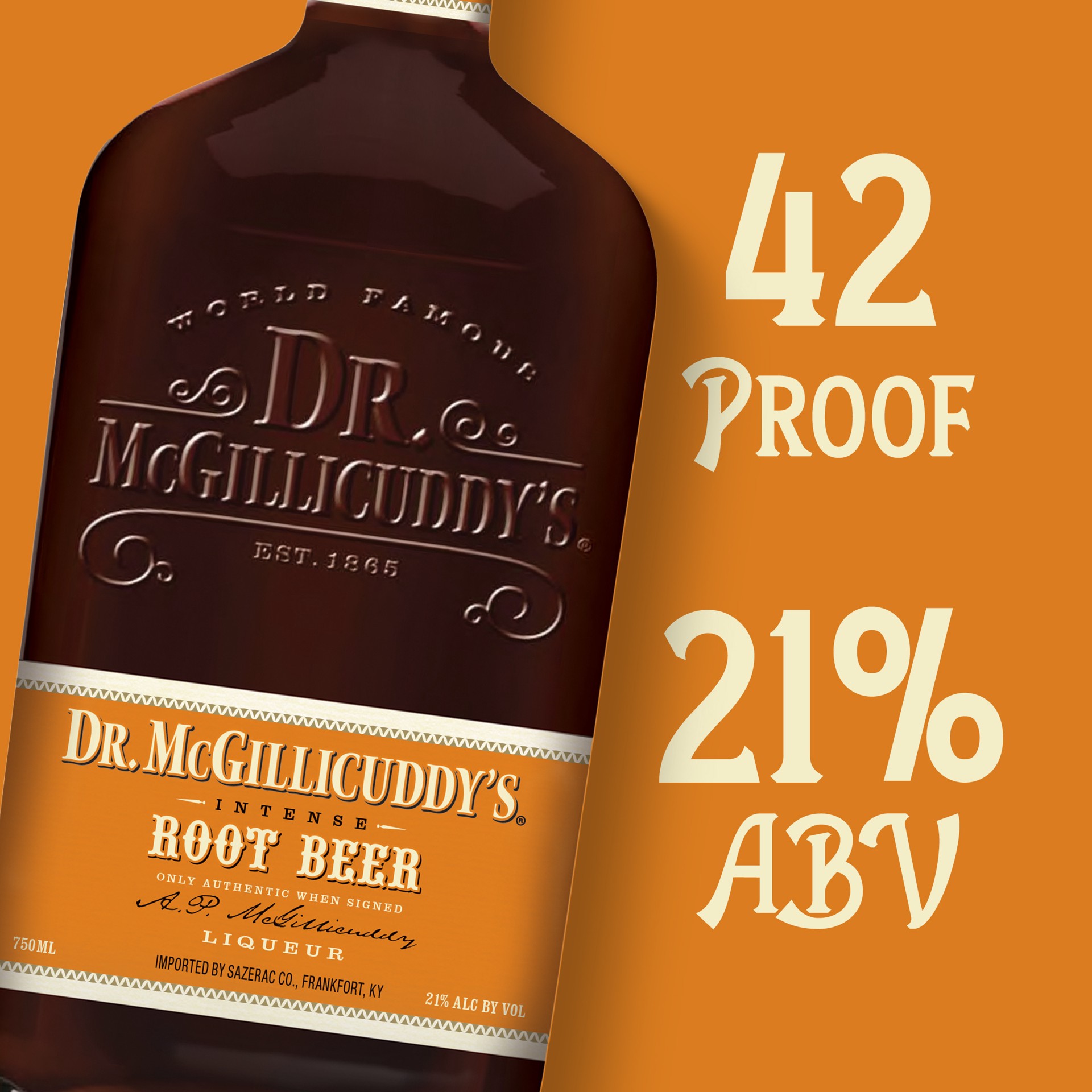 slide 3 of 5, Dr. McGillicuddy's's Dr. McGillicuddy's''s Root Beer Liqueur, 750 mL Bottle, 42 Proof, 750 ml