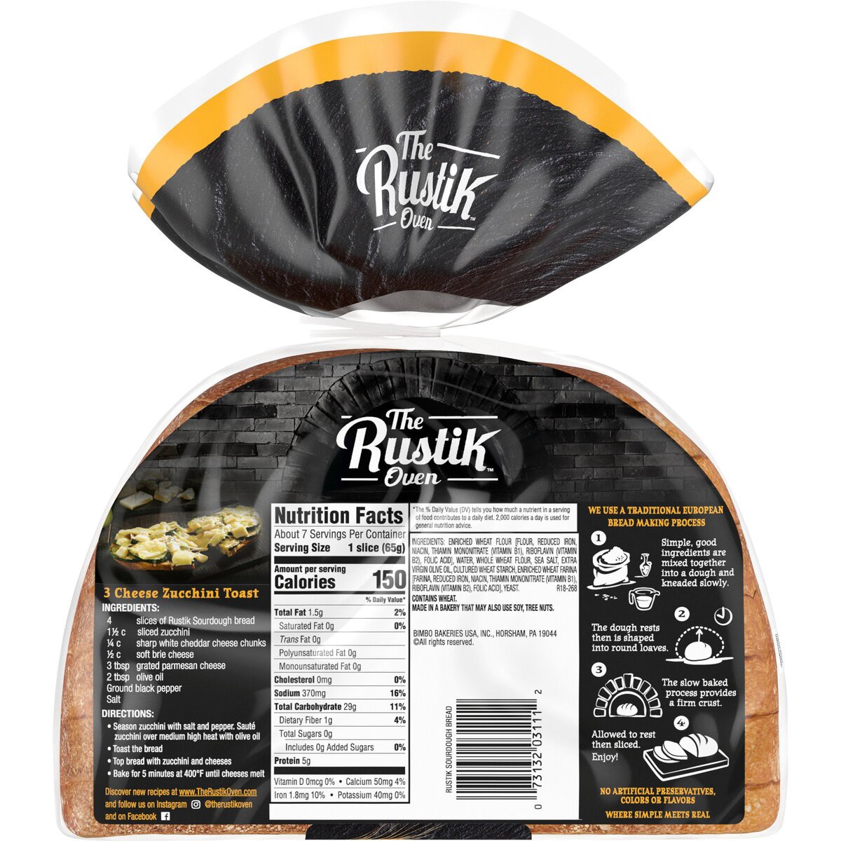 slide 3 of 7, The Rustik Oven Sourdough Bread, 16 oz