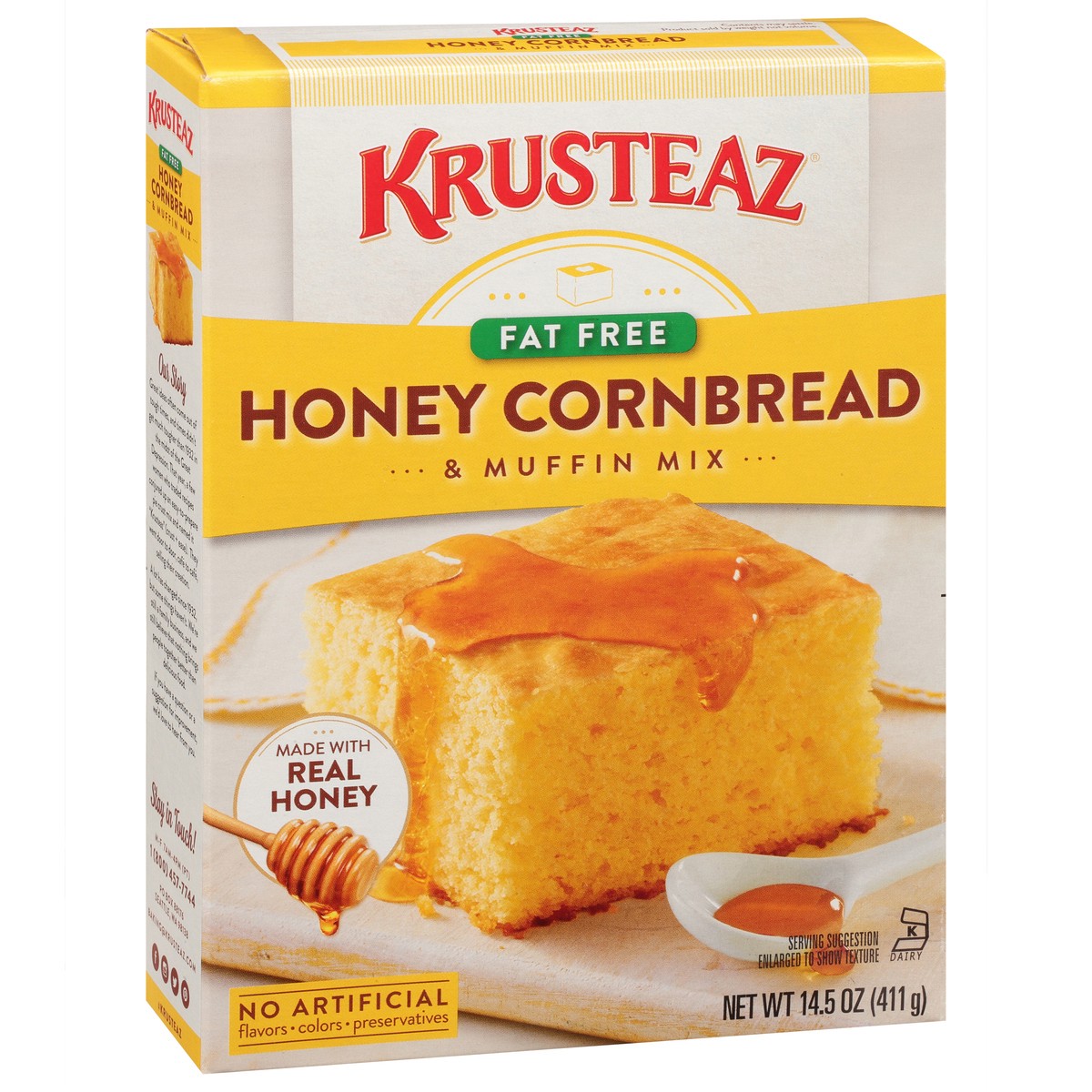 slide 4 of 13, Krusteaz Cornbread & Muffin Mix, 14.5 oz