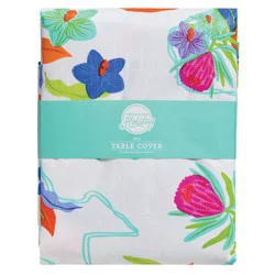 Destination Holiday Floral Texas PEVA Table Cover