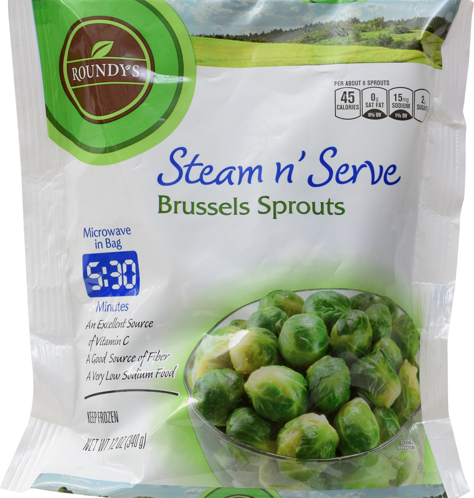 slide 1 of 1, Roundy's Roundys Steam And Serve Brussels Sprouts, 12 oz