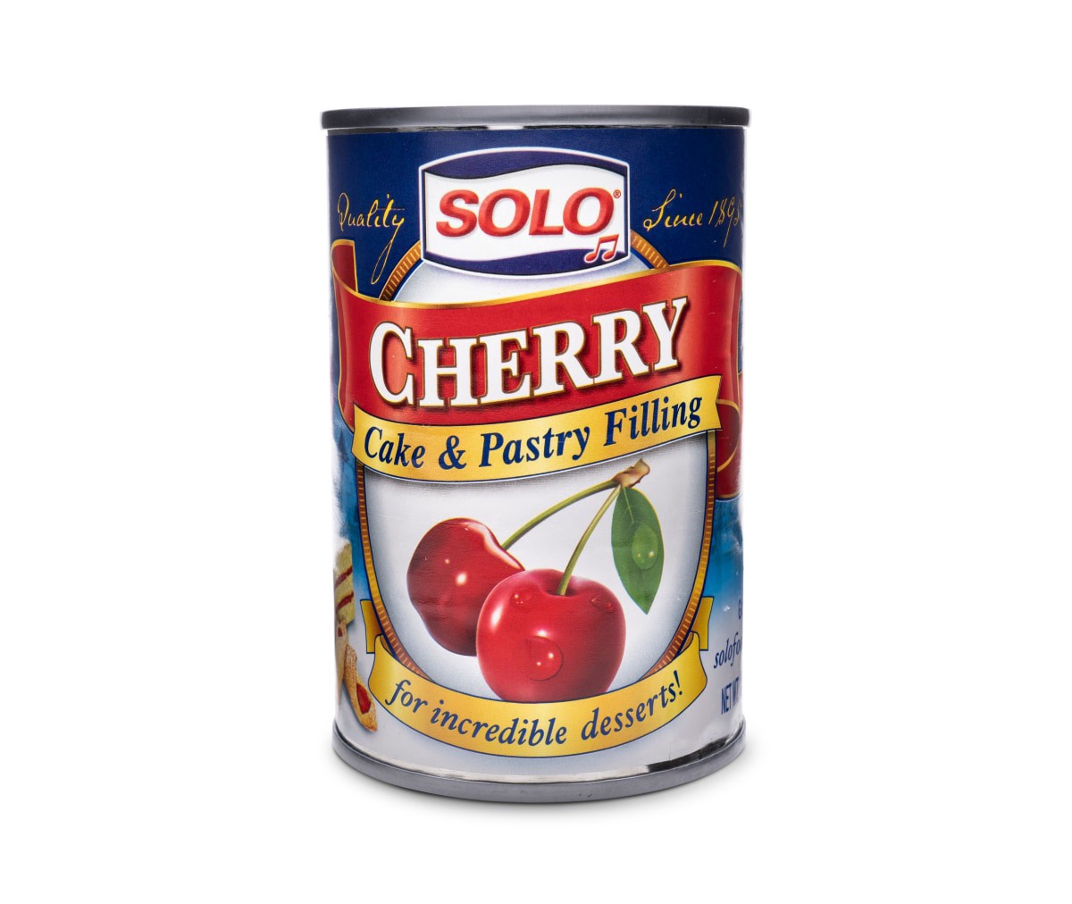 slide 1 of 1, Solo Cherry Filling, 12 oz