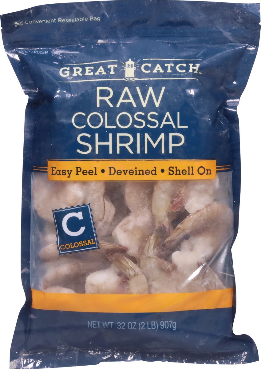 slide 12 of 14, Great Catch Raw Colossal Shrimp 32 oz, 32 oz