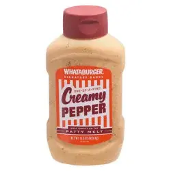 Whataburger One-of-a-Kind Creamy Pepper Signature Sauce 15.5 oz