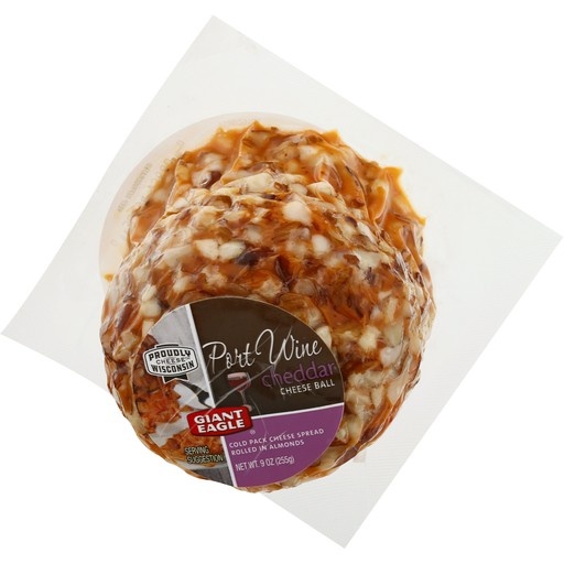 slide 1 of 1, Giant Eagle Port Wine Cheese Ball - 9 oz, 9 oz