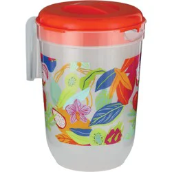 Destination Holiday Pitcher - Floral Orange