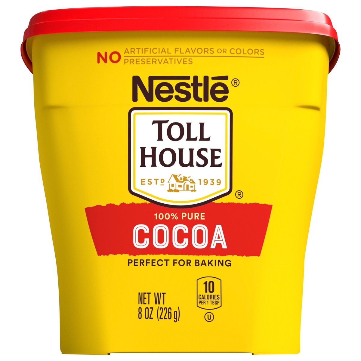slide 1 of 2, Nestlé TOLL HOUSE Cocoa 8 oz. Plastic Canister, 8 oz