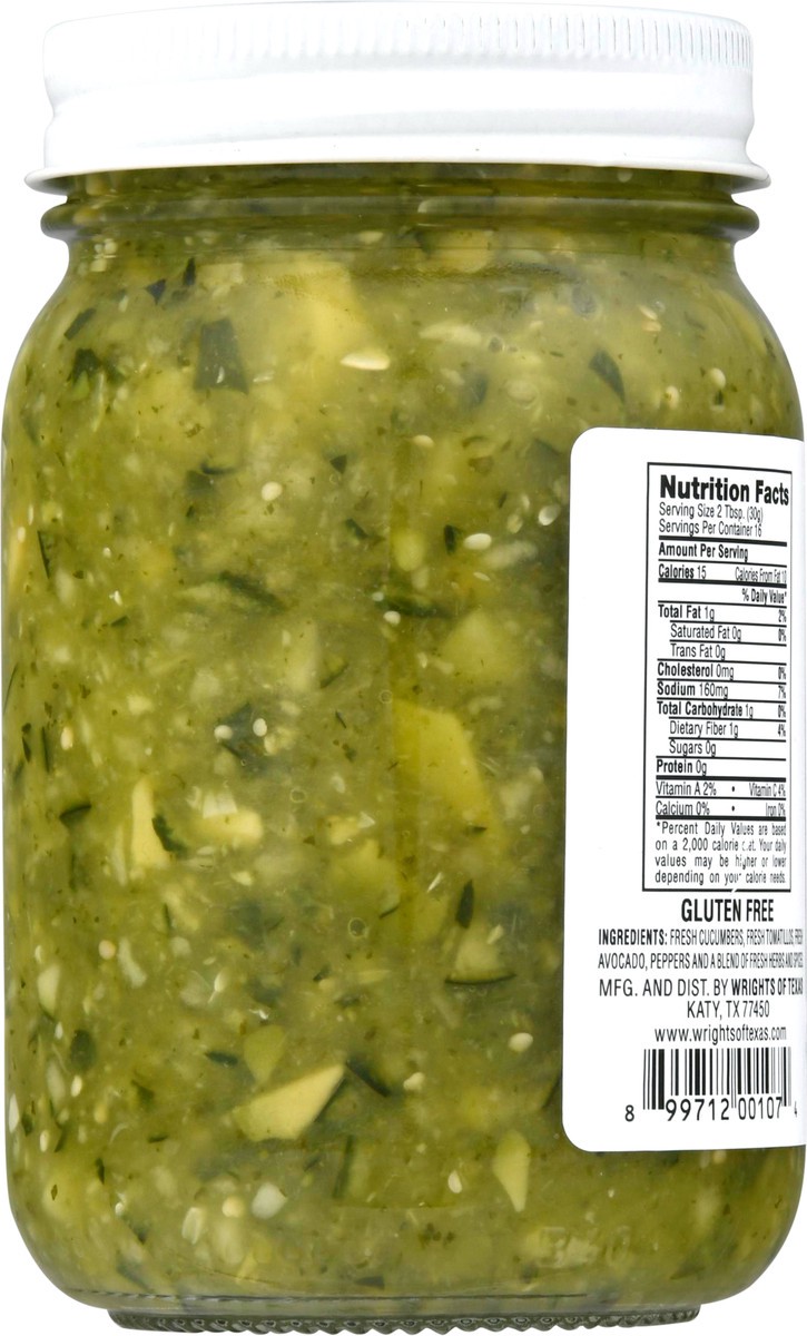 slide 3 of 14, Wrights of Texas Medium Fresh Green Salsa 16 fl oz, 16 fl oz