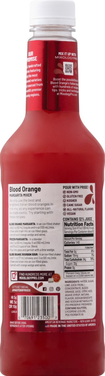 slide 11 of 11, Master Of Mixes Blood Orange M, 1 l