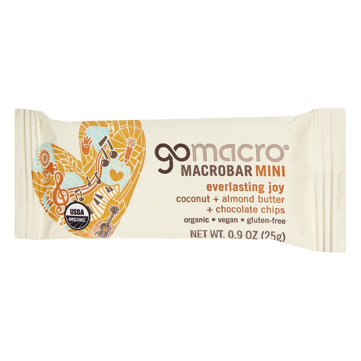 slide 10 of 10, GoMacro Coconut + Almond Butter + Chocolate Chips MacroBar Mini 0.9 oz, 0.9 oz