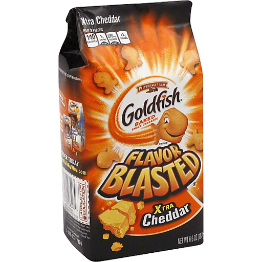 Goldfish Flavor Blasted Xtra Cheddar Baked Snack Crackers 6.6 oz | Shipt