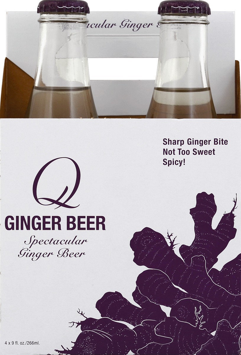 slide 4 of 4, Q Drinks Ginger Beer - 4 ct, 4 ct