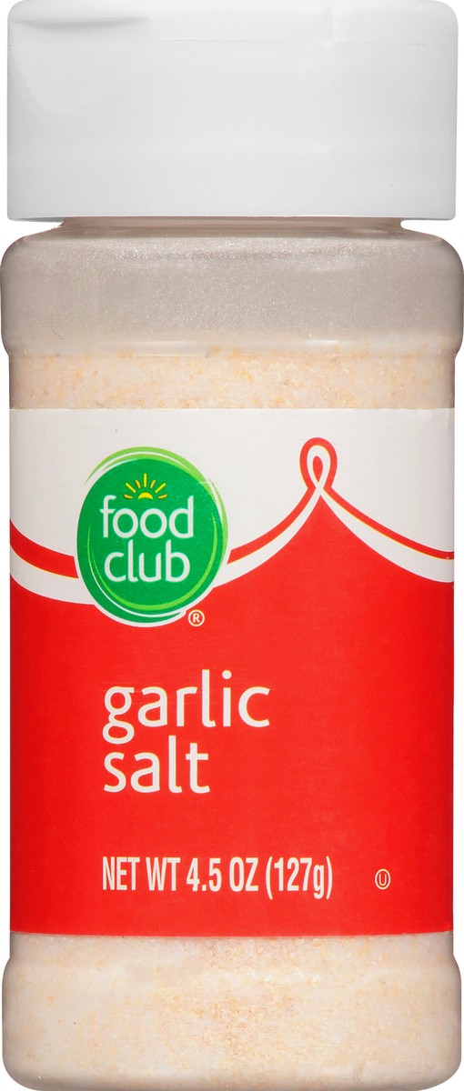 slide 8 of 9, Food Club Garlic Salt Seasoning, 4.5 oz