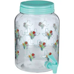 Destination Holiday Sun Tea Jug - Teal Texas