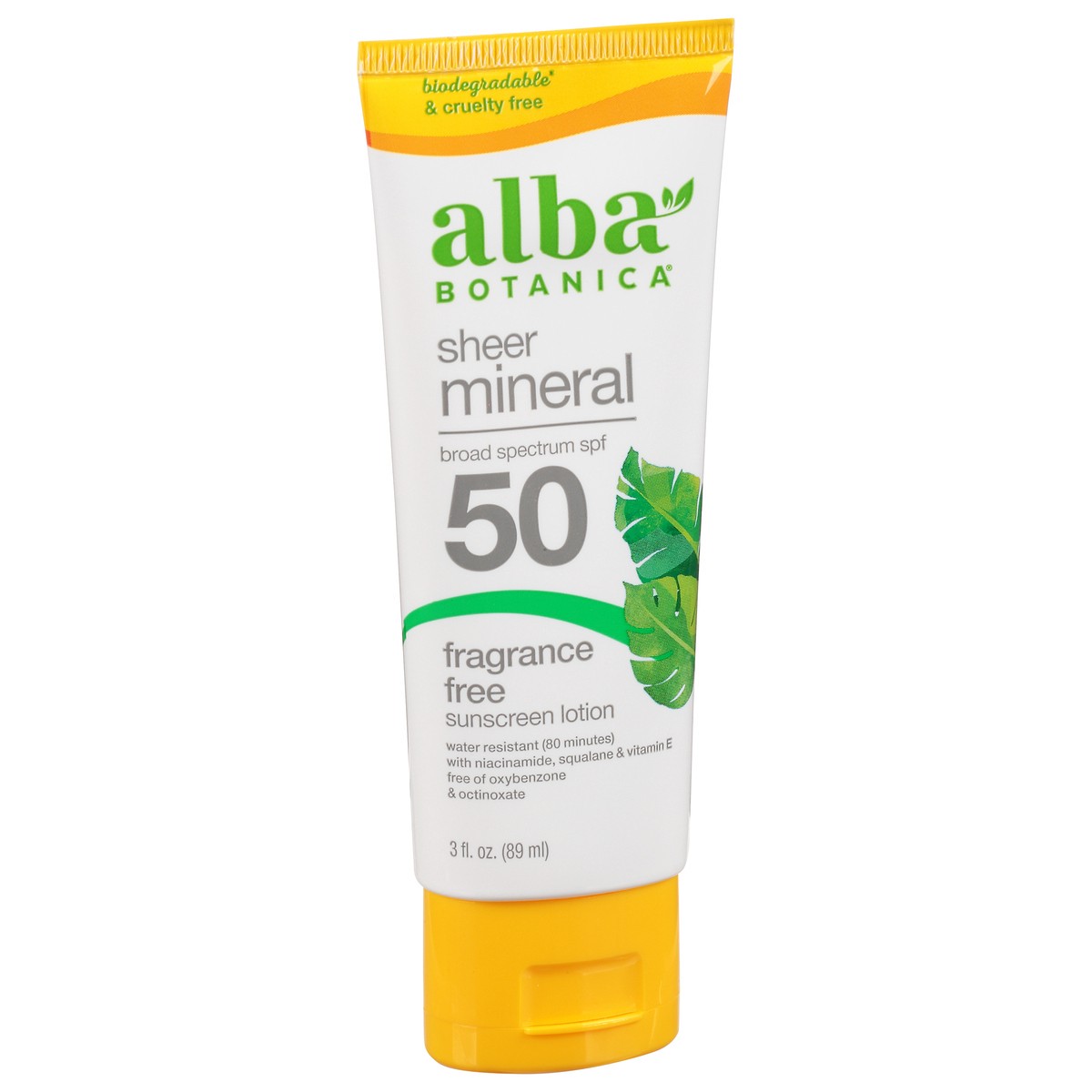 slide 2 of 9, Alba Botanica Sport Fragrance Free Mineral Sunscreen - SPF 45, 4 oz