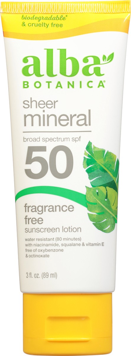 slide 7 of 9, Alba Botanica Sport Fragrance Free Mineral Sunscreen - SPF 45, 4 oz