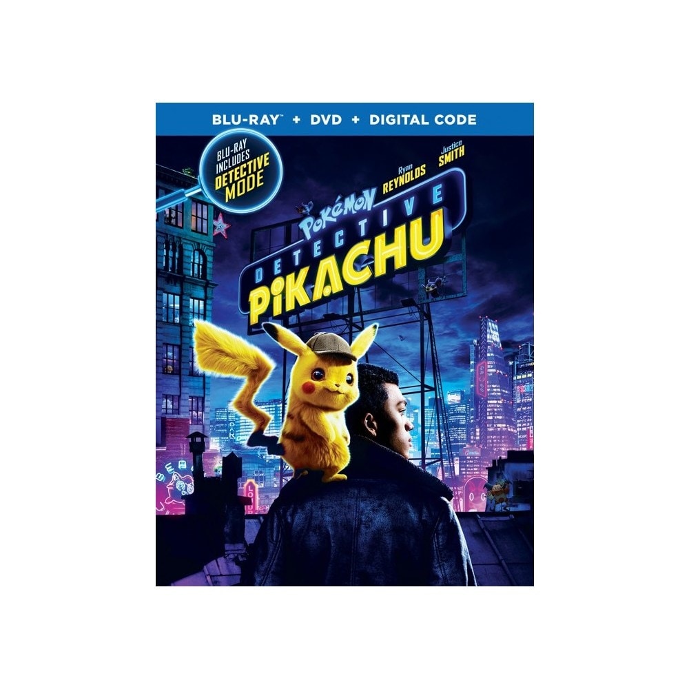 slide 1 of 1, Pokemon: Detective Pikachu (2019 - Blu-Ray/Dvd/Digital Copy), 3 ct