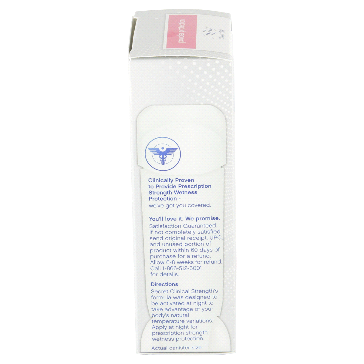 slide 2 of 7, Secret Clinical Strength Powder Protection Clear Gel Antiperspirant/Deodorant 1.6 oz, 1.6 oz