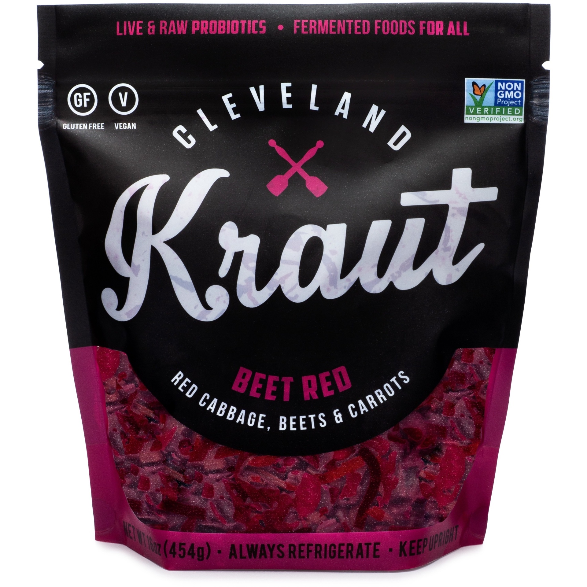 slide 1 of 3, Cleveland Kraut Beet Red, 16 oz