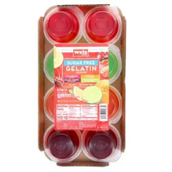 Weis Quality Black Cherry Orange Lemon Lime 8 Pack Gelatin Desserts