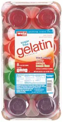 Weis Quality Black Cherry Orange Lemon Lime 8 Pack Gelatin Desserts