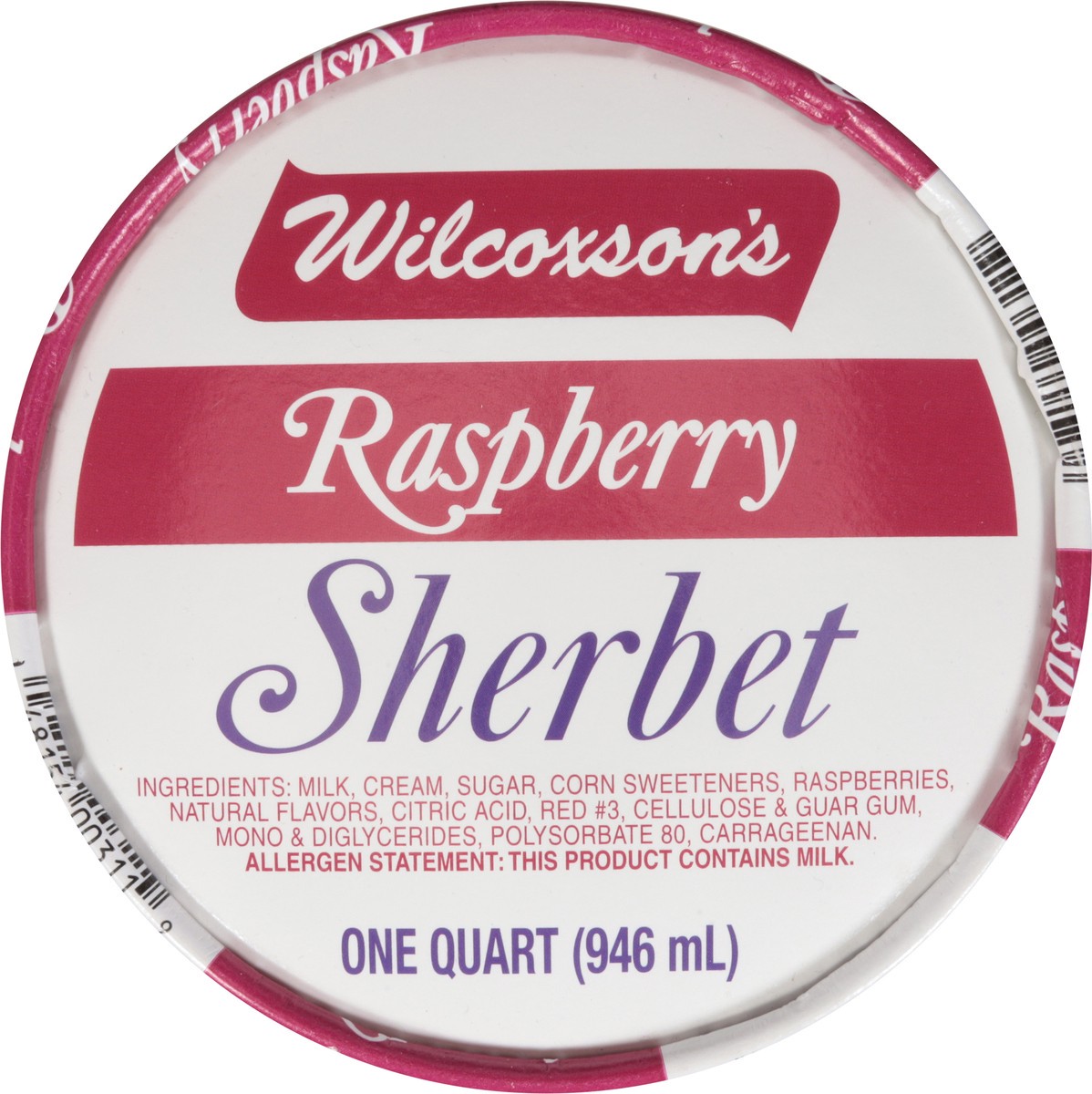 slide 5 of 14, Wilcoxson's Raspberry Sherbet 1 qt, 1 qt