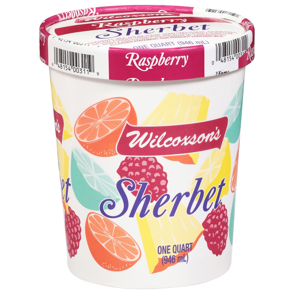 slide 11 of 14, Wilcoxson's Raspberry Sherbet 1 qt, 1 qt