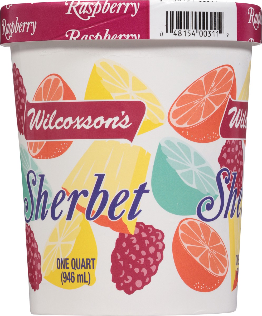 slide 10 of 14, Wilcoxson's Raspberry Sherbet 1 qt, 1 qt