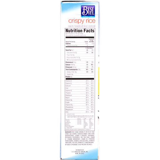 slide 3 of 4, Best Yet Crispy Rice Cereal, 12 oz