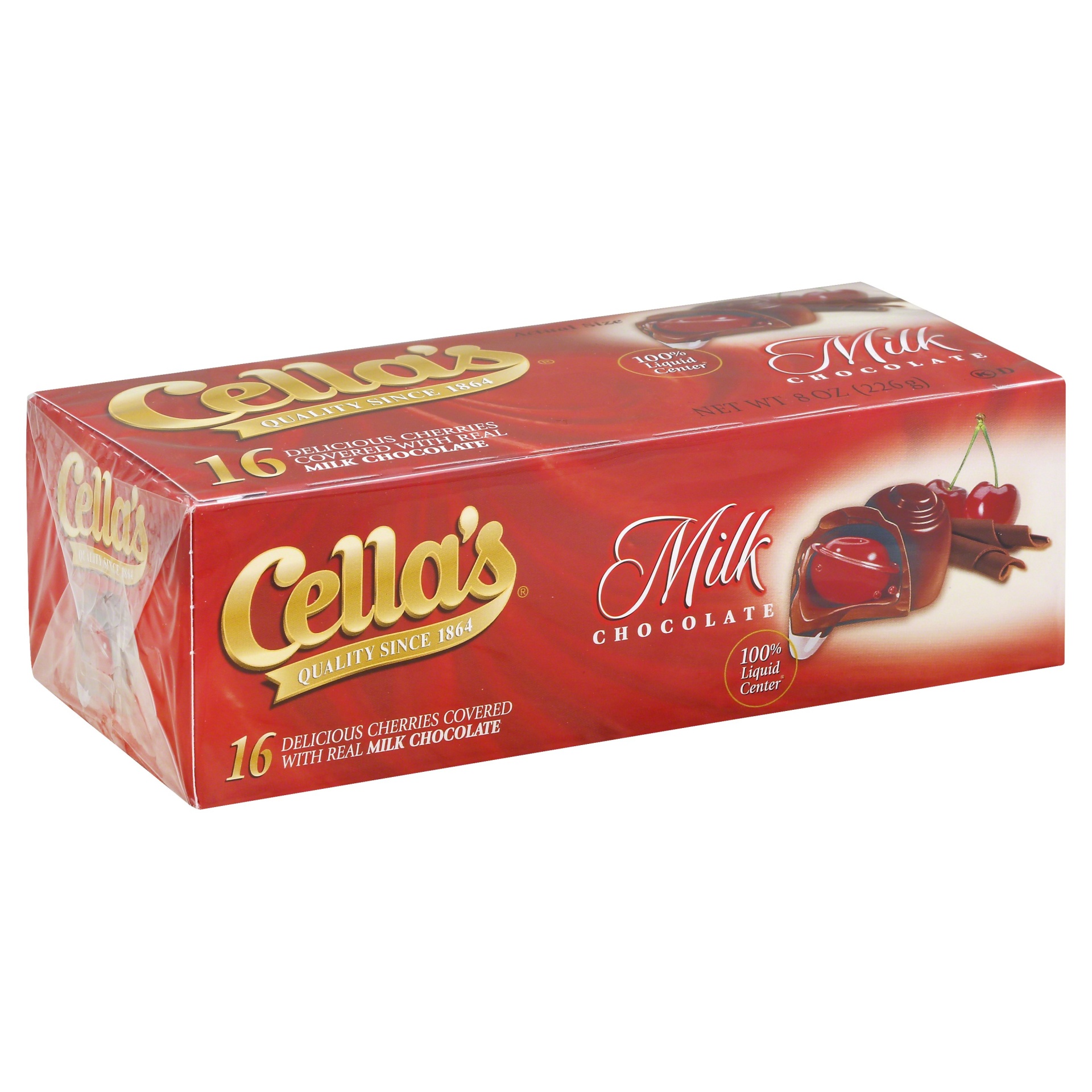 Cellas Milk Chocolate Covered Cherries 16 Ct 8 Oz Shipt 9821