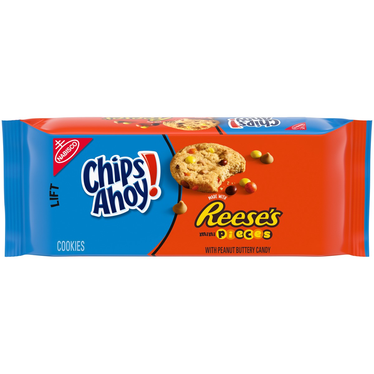 slide 10 of 15, CHIPS AHOY! Reese''s Mini Pieces Chocolate Chip Cookies, 9.5 oz, 13 oz