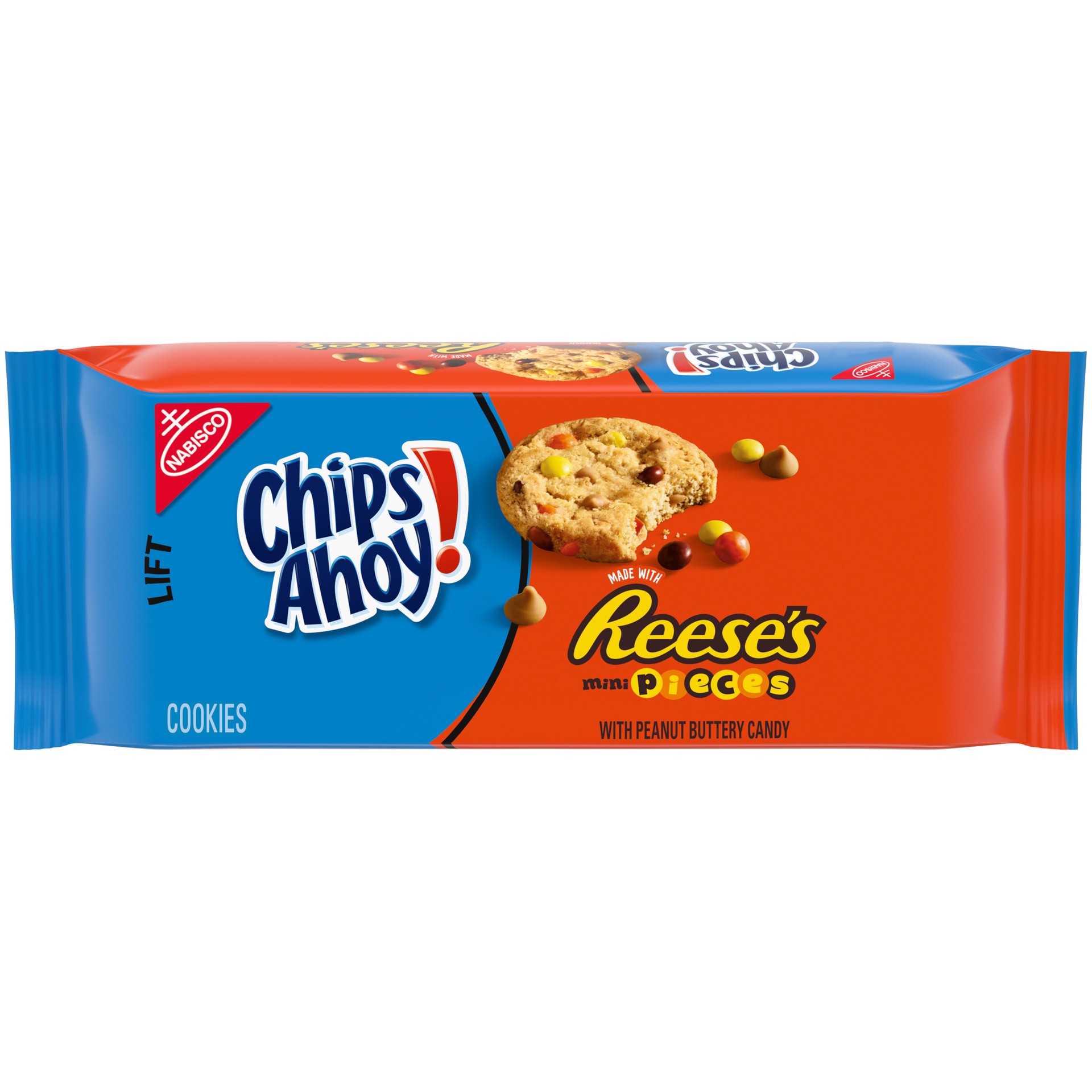 slide 1 of 15, CHIPS AHOY! Reese''s Mini Pieces Chocolate Chip Cookies, 9.5 oz, 13 oz