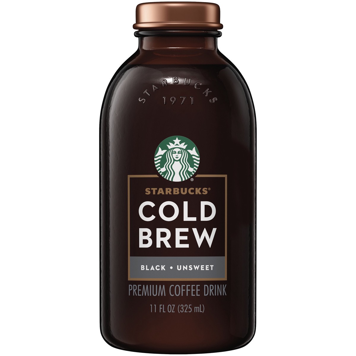 slide 3 of 4, Starbucks Cold Brew Black Unsweetened - 11 fl oz Bottle, 11 fl oz