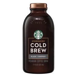Starbucks Cold Brew Black Unsweetened - 11 fl oz Bottle