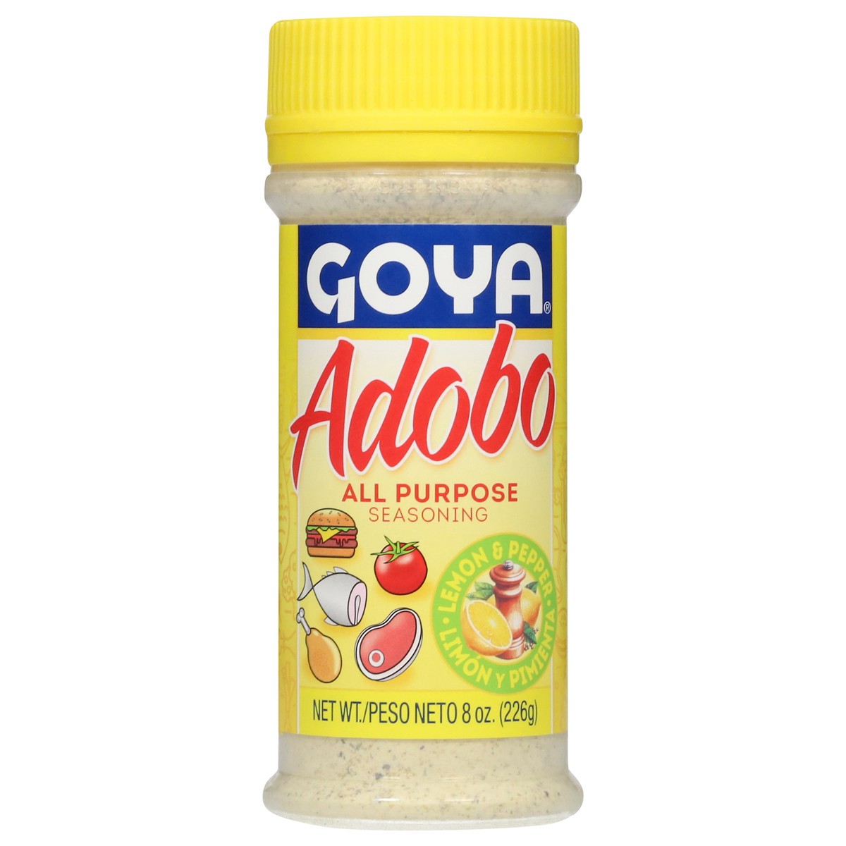 slide 1 of 4, Goya All Purpose Adobo Lemon & Pepper Seasoning 8 oz, 8 oz