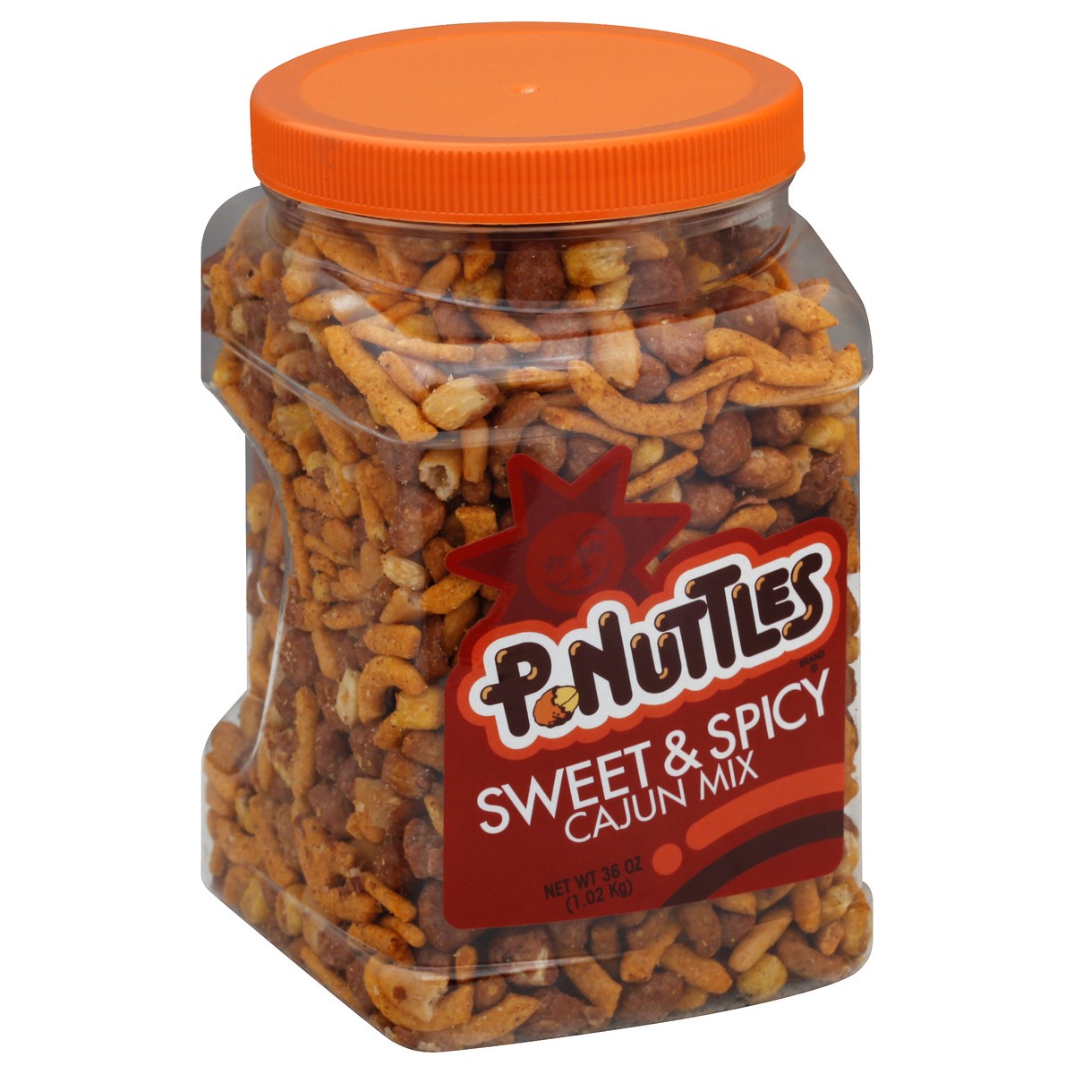 slide 8 of 13, P Nuttles Sweet & Spicy Cajun Mix 36 oz, 36 oz