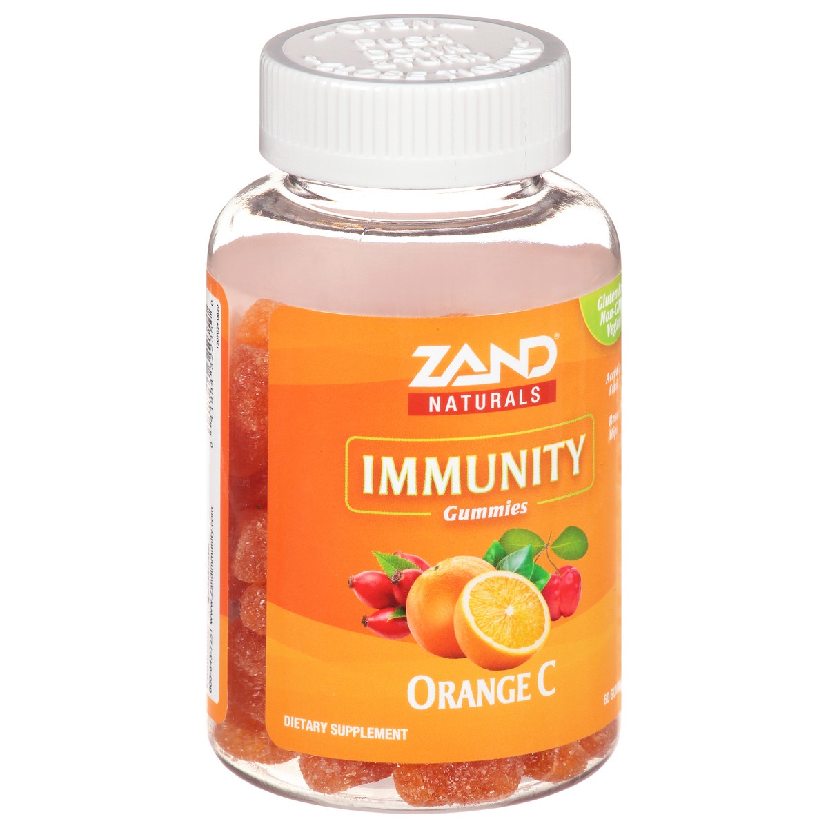 slide 4 of 9, Zand Orange Vitamin C Gummies, 60 ct
