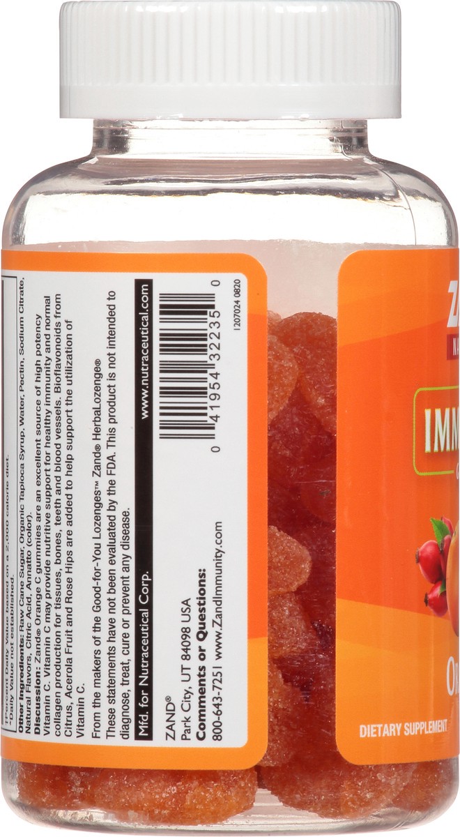 slide 8 of 9, Zand Orange Vitamin C Gummies, 60 ct