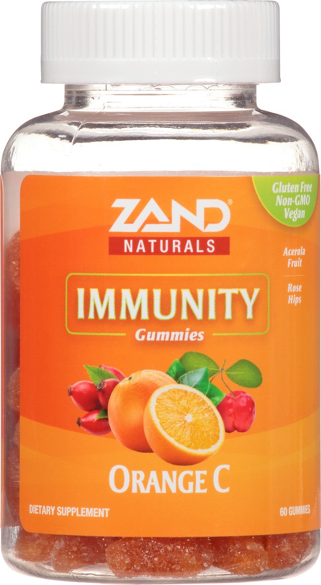 slide 1 of 9, Zand Orange Vitamin C Gummies, 60 ct