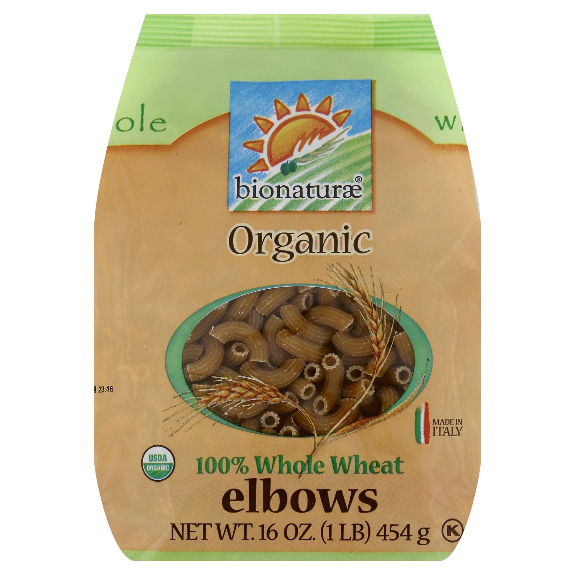 slide 1 of 5, bionaturae Organic 100% Whole Wheat Elbows, 16 oz