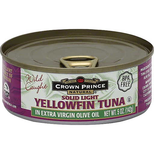slide 2 of 2, Crown Prince Yellow Fin Tuna in Olive Oil, 5 oz