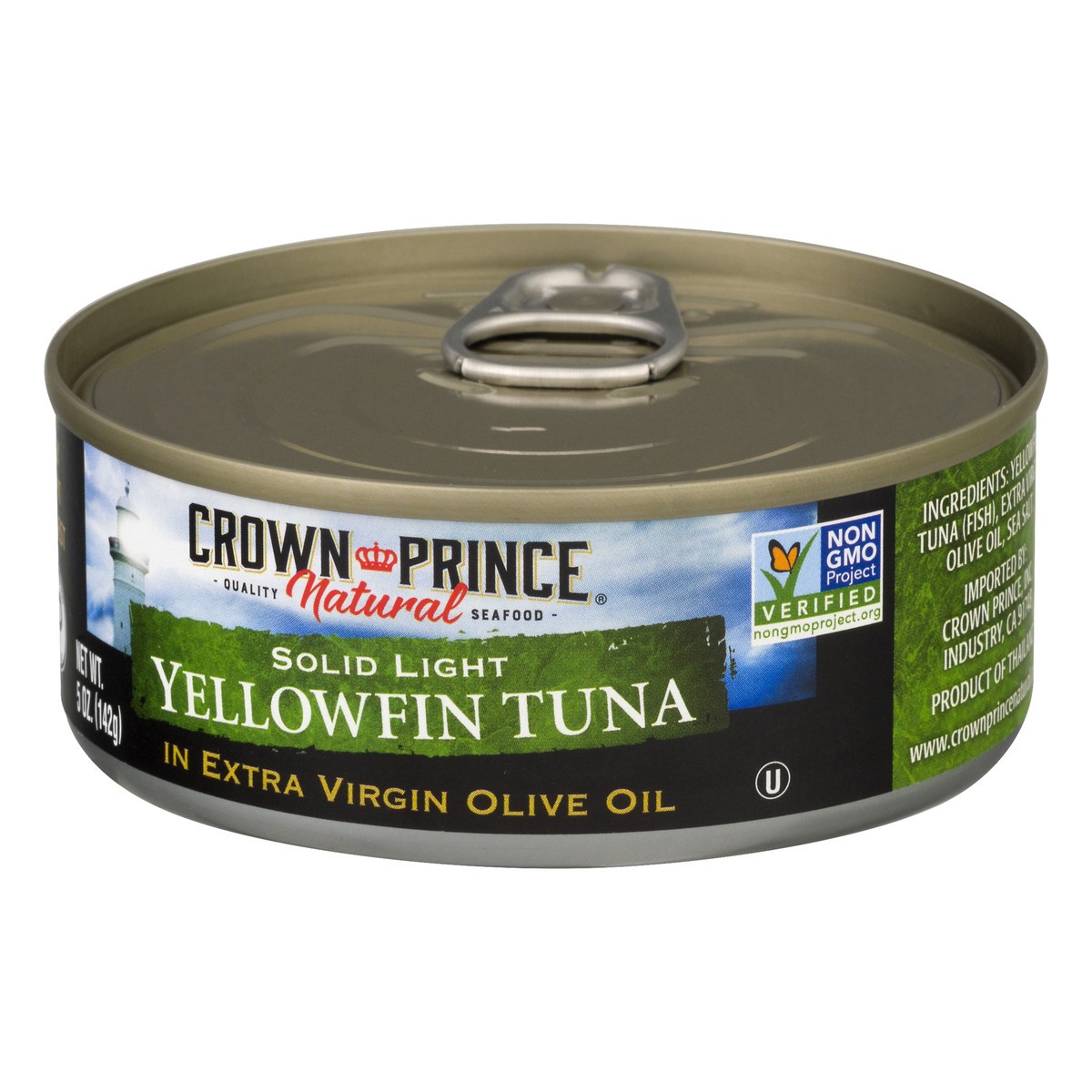 slide 3 of 9, Crown Prince Solid Light in Extra Virgin Olive Oil Yellowfin Tuna 5 oz, 5 oz