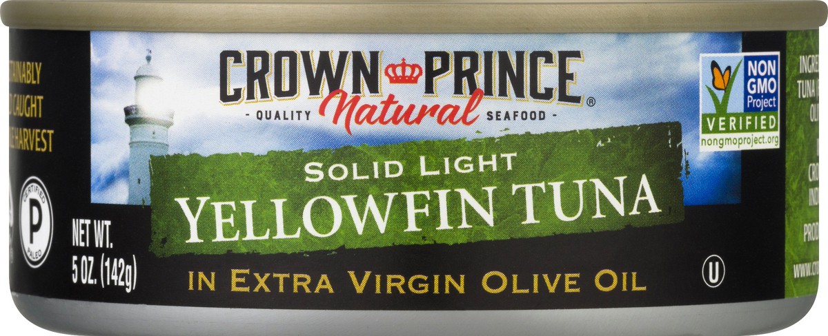 slide 6 of 9, Crown Prince Solid Light in Extra Virgin Olive Oil Yellowfin Tuna 5 oz, 5 oz