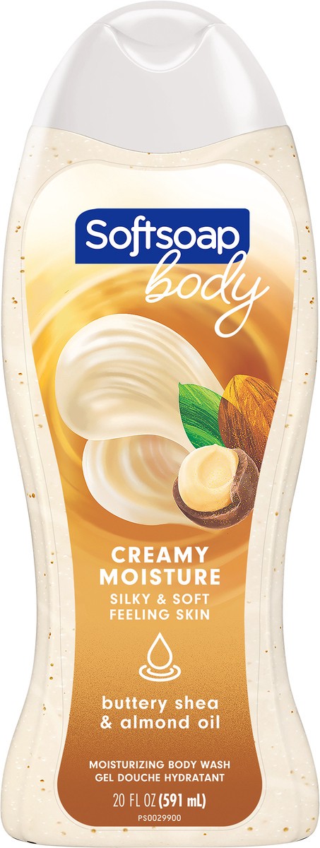 slide 4 of 8, Softsoap Moisturizing Body Wash, Shea and Almond Oil, 20 Oz., 20 fl oz