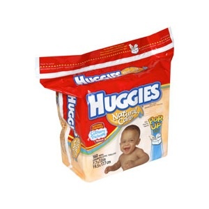 slide 1 of 1, Huggies Natural Care Wipes Refill, 160 ct