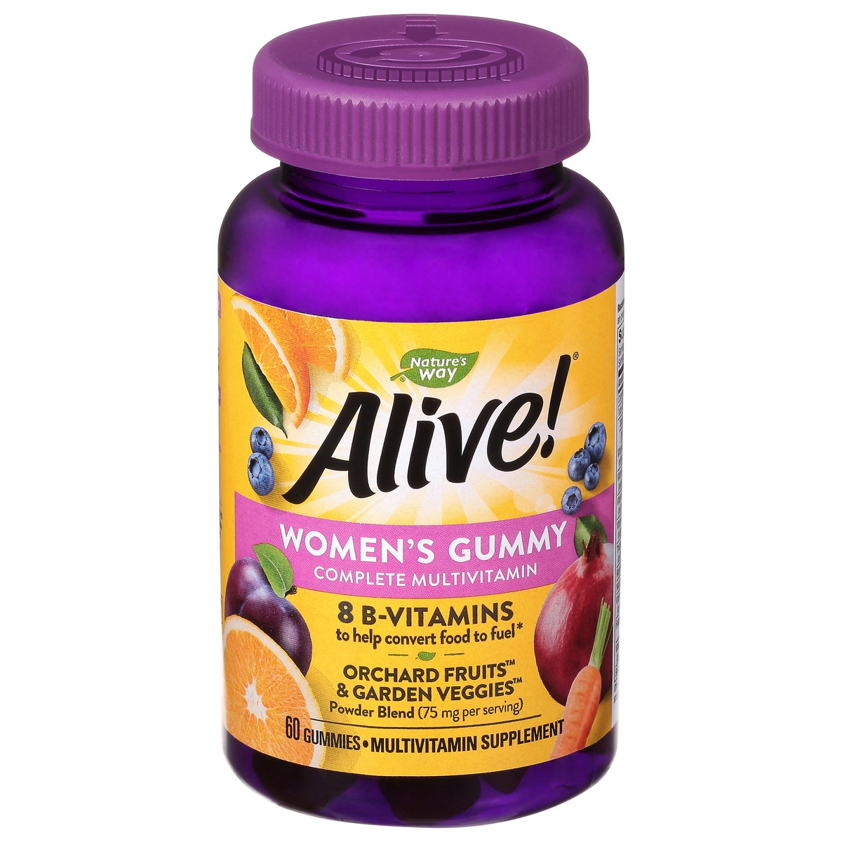 slide 10 of 10, Alive! Women's Bones/Skin/Nails Vitamin Dietary Supplement Gummies, 60 ct