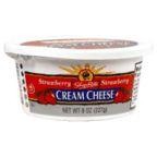 slide 1 of 1, ShopRite Strawberry Cream Cheese, 8 oz