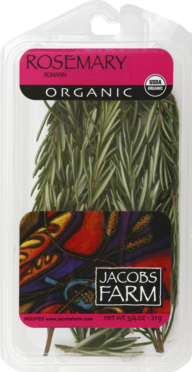 slide 3 of 3, Jacob's Jacobs Farm Organic Rosemary, 3/4 oz